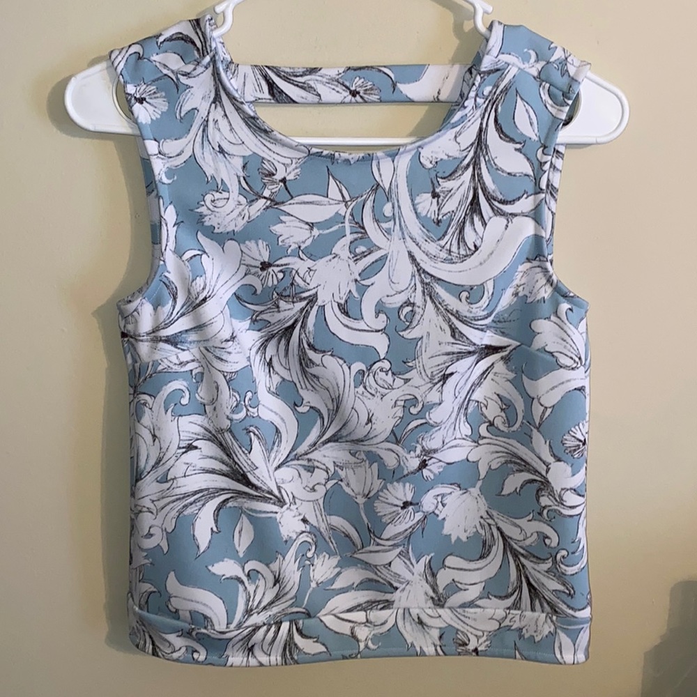 1. State Floral Tank Top